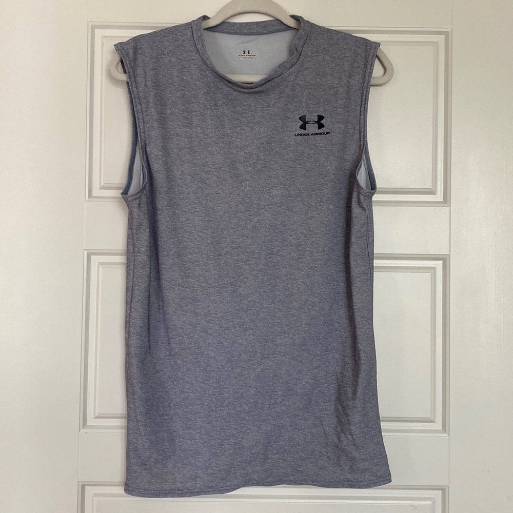 Men’s Gray Under Armour Tank Top